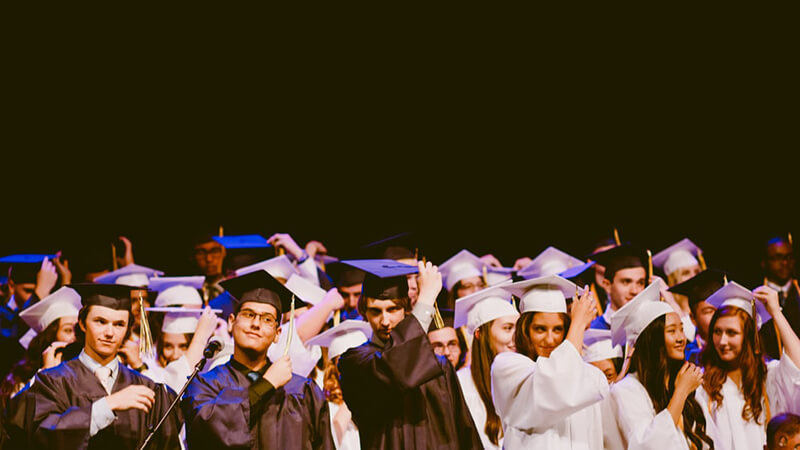 photo of a graduating class